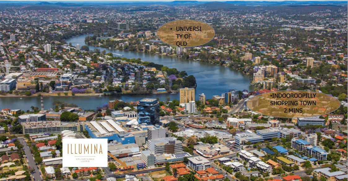 ILLUMINA TOOWONG Brisbane Showflat Location 6100 7122