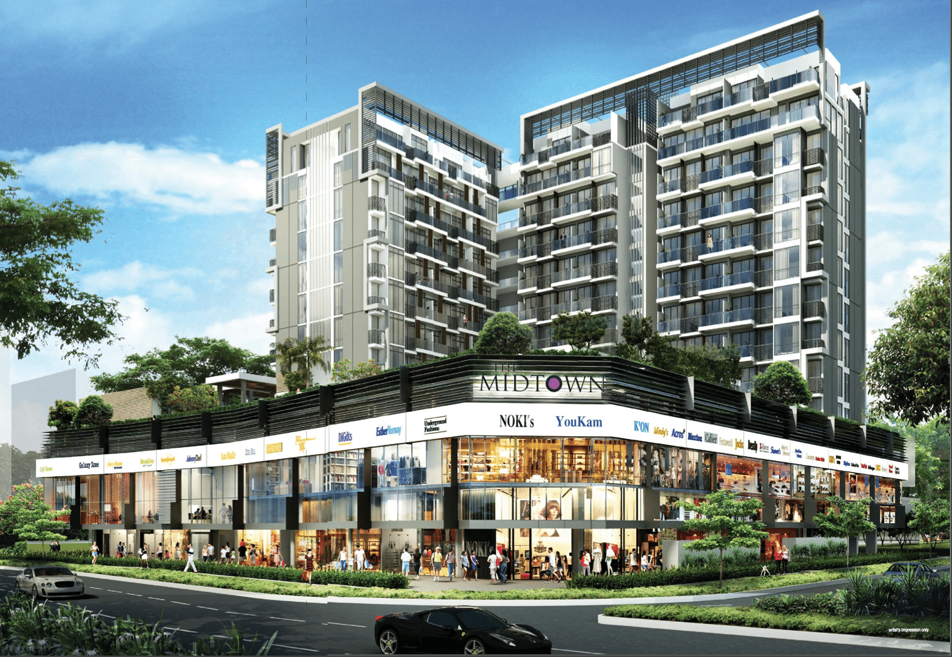 The Mid Town Showflat Location Showflat Hotline 61007122