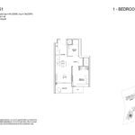 Grandeur Park floor plan 1b+s