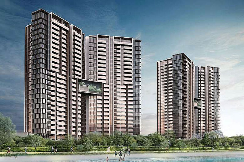 seaside residences facade