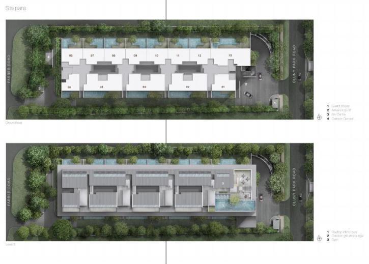 cluny park site map