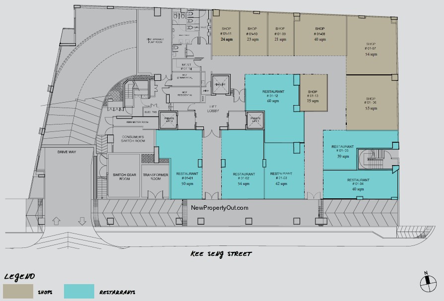 Onze The Avenue Site Plan