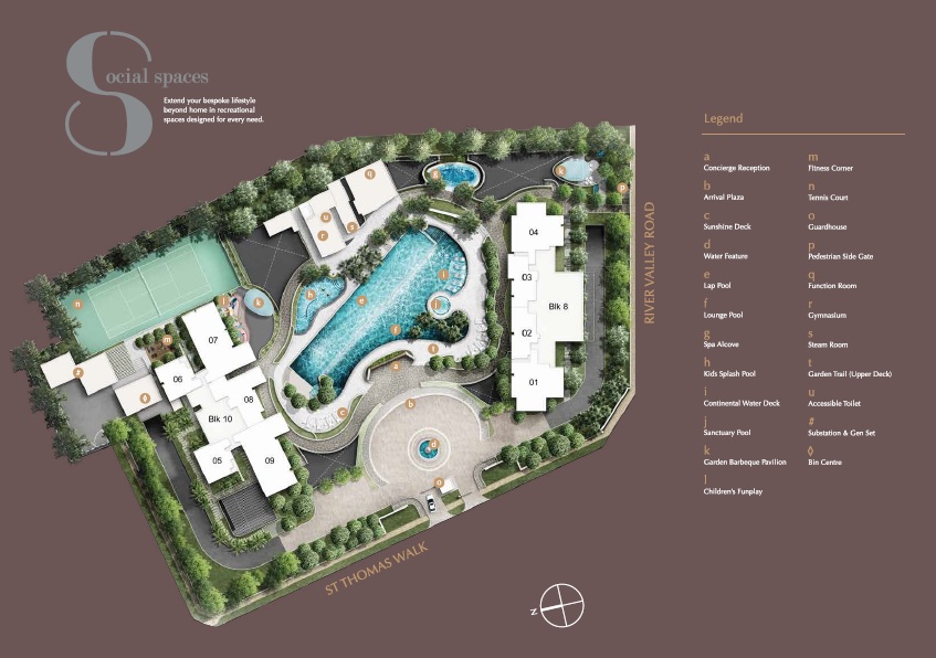 8 st Thomas site map