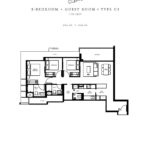 Amber 45 floor plan 3br