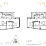 One Draycott 2 bedroom penthouse-floor-plan-1345sqft One Draycott 2 bedroom penthouse-floor-plan-1345sqft