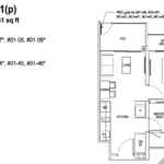 Tapestry tampines CDL 1 bedroom floor plan