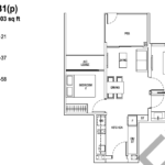 Tapestry tampines CDL 2 bedroom floor plan