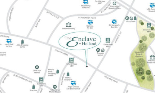 The Enclave Holland Map