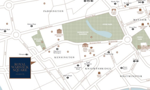 Royal Warwick Square location
