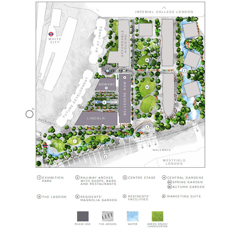 White City Living site map