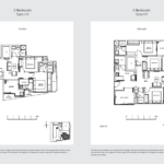 33 Residences 2br type e floor plan