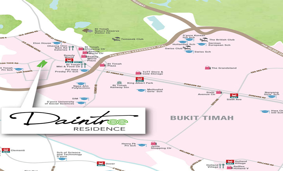 Daintree Residence Location Map