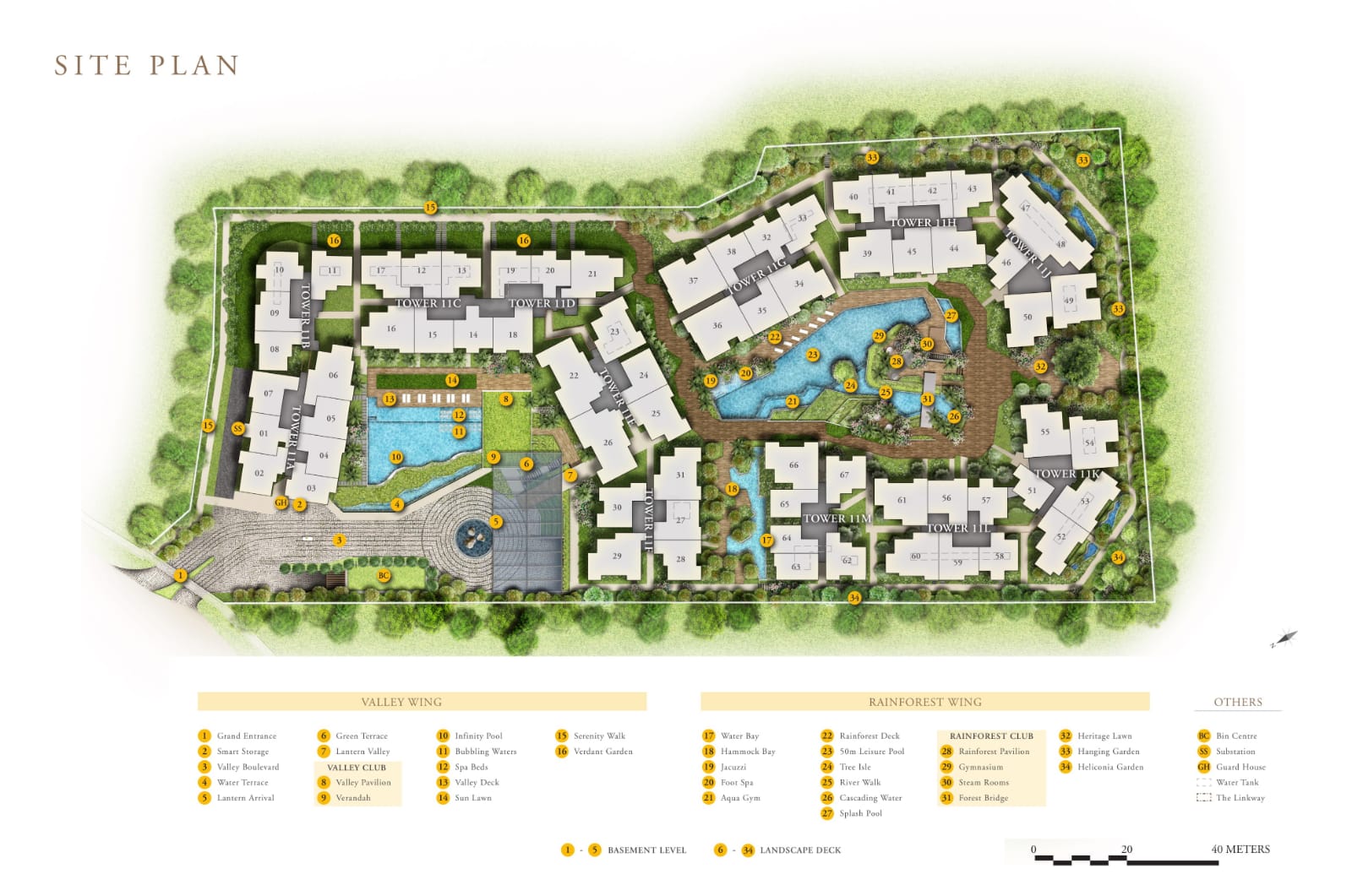 Daintree Residences site map