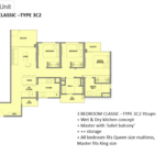 Park Colonial Floor Plan 3 Bedroom Classic