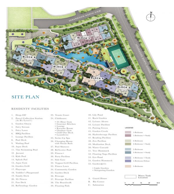 The Garden Residences Site Plan