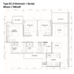 Mont Botanik Residence floor plan 1