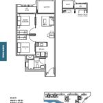 TRE VER floor plan 2 br B3