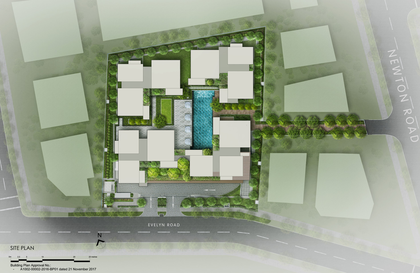 10 Evelyn Site Plan