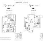 Bukit 828 2 Bedrooms Floor-Plan