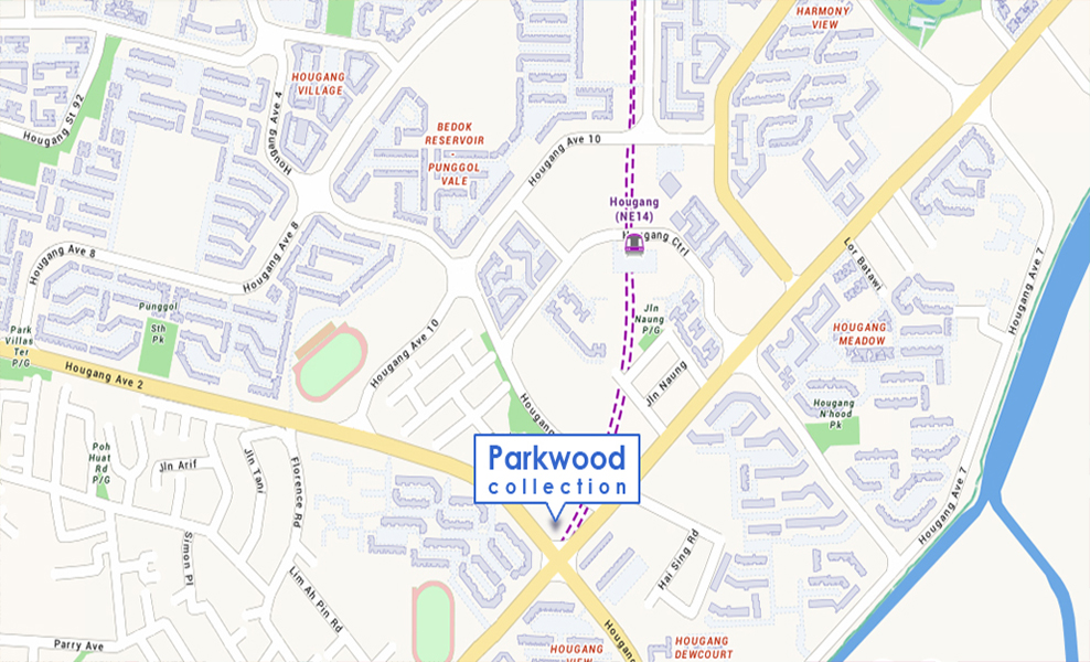 Parkwood Collection Map