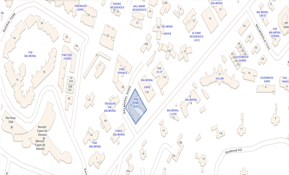 The Hyde @ Balmoral Location