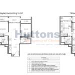 The Essence Floor Plan - 2 Bedroom Premium