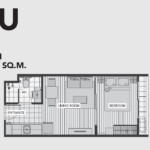 A Space Me Sukhumvit 77 floor plan 1 br