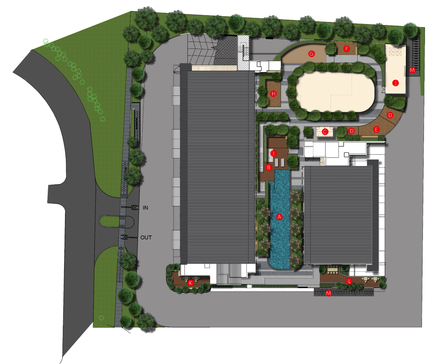 INSPACE Site Plan View