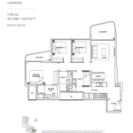 Coastline Residences 3-bedroom-floor-plan-type-C2