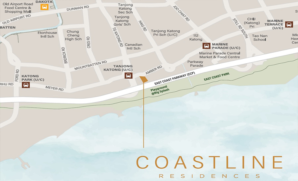 Coastline Residences Location-Map