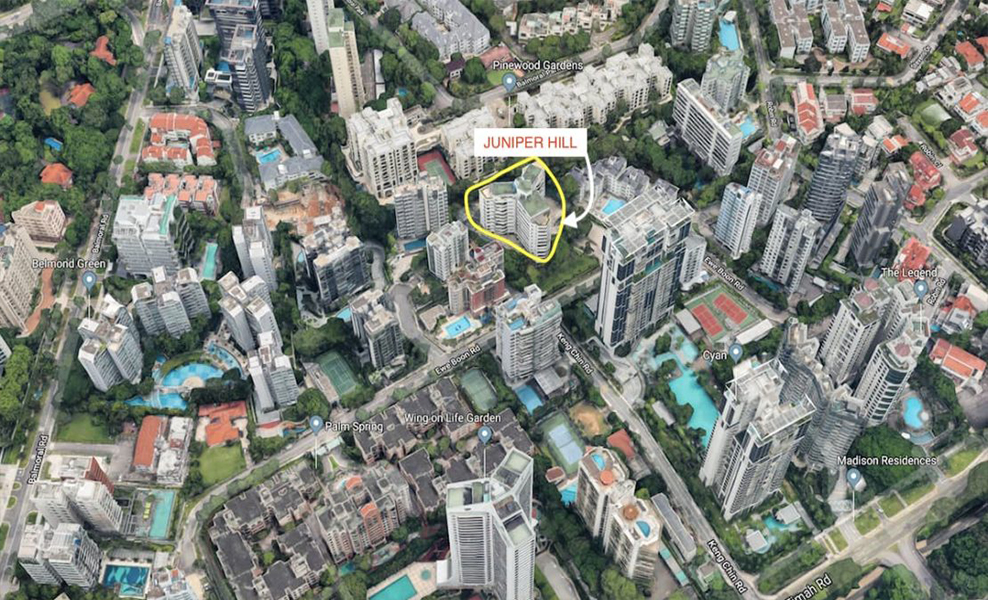 Juniper Hill Condo Allgreen_Bukit_Timah_Location_Map
