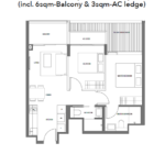 jervois-prive-floorplan-2BR-type-2
