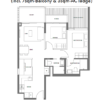 jervois-prive-floorplan-2brstudy
