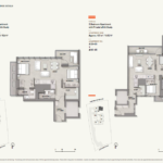 Cuscaden Reserve floor plan 2br