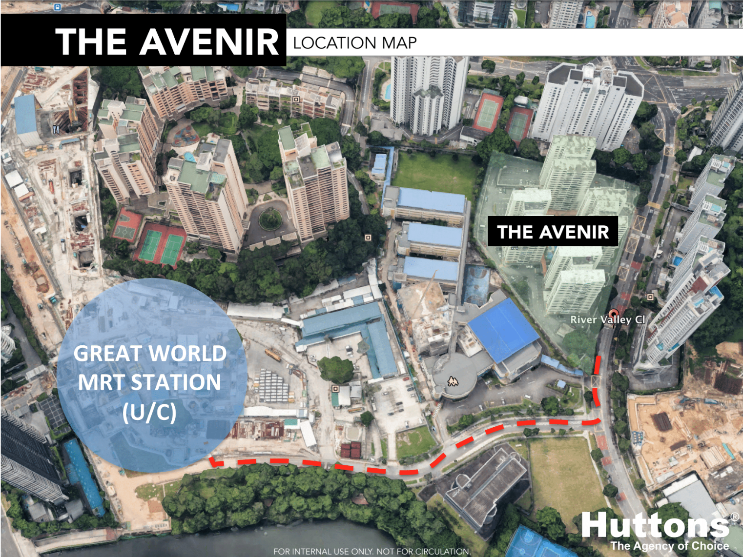the avenir location map the avenir location map