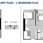Knightsbridge-sukhumvit-thepharak-Floor-plan-1BR-plus