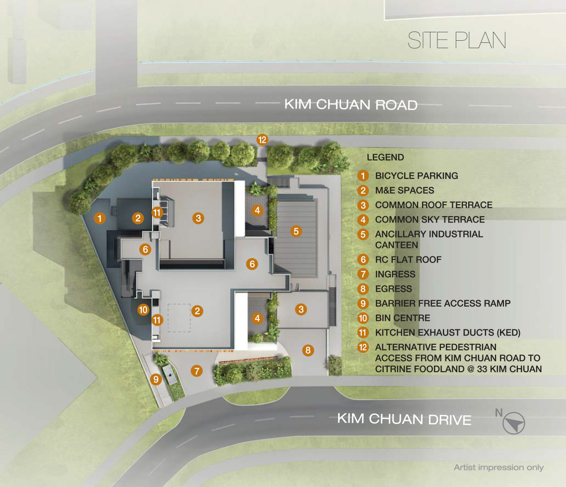 Citrine Foodland site