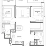 Peak-Residence-Official-2Bed-Floor-Plan-Type-B4-829Sqft-Singapore