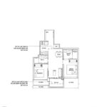 one-north-eden-Floor-Plan-2-bedroom-B1-singapore