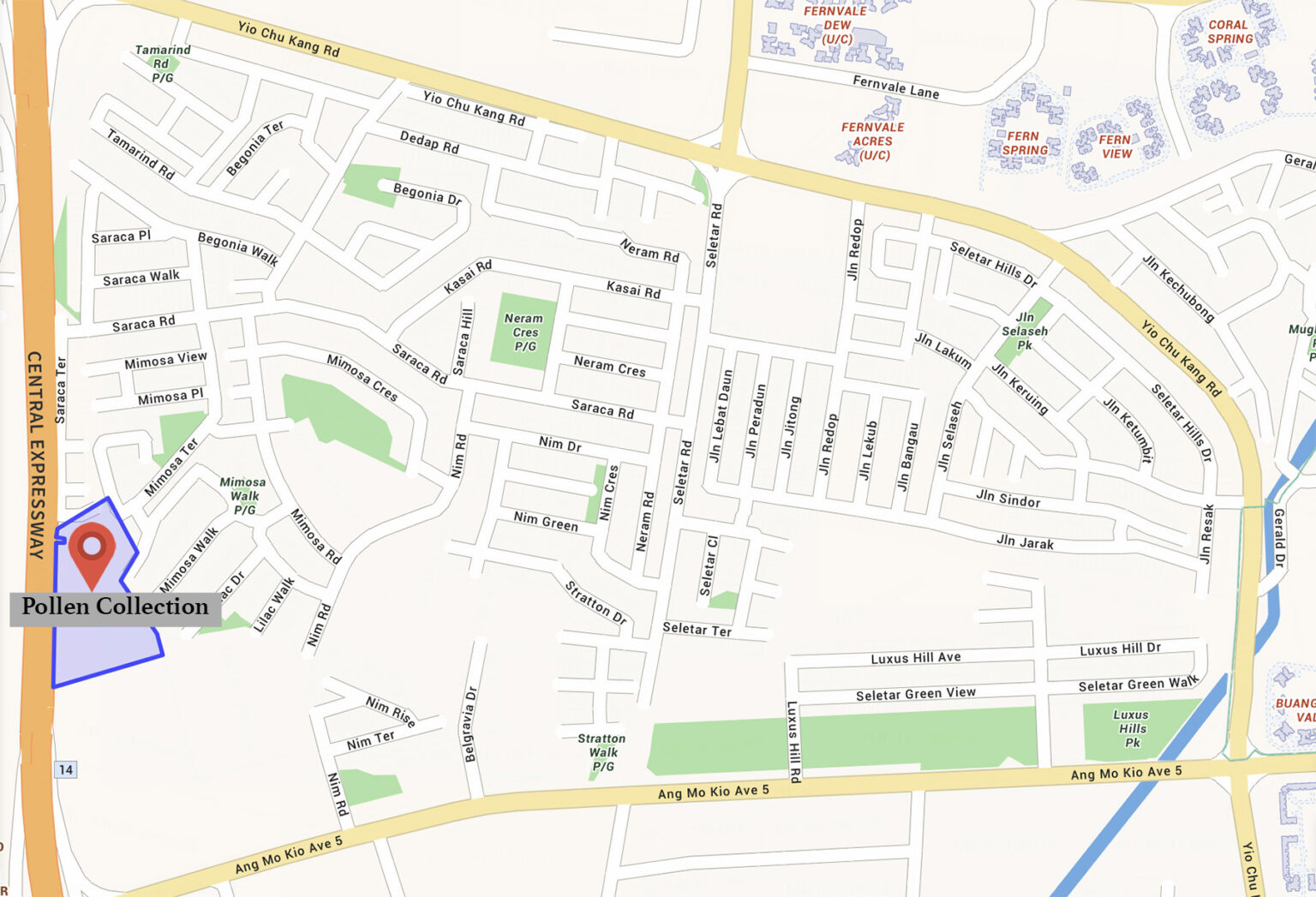 Pollen-Collection-Location-Map Pollen-Collection-Location-Map