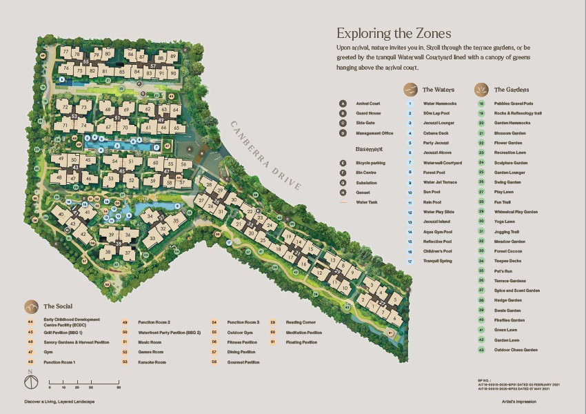 The Watergardens site map The Watergardens site map