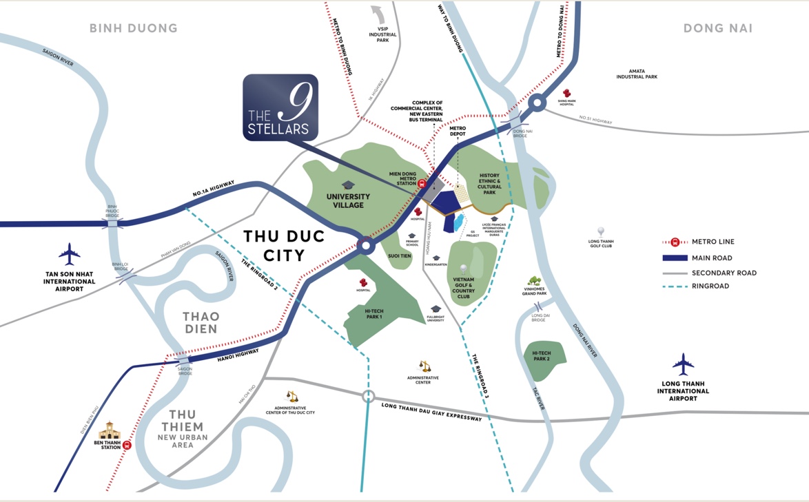Urban-Villa-Location Map
